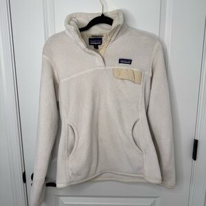 Patagonia Off-White retool snap-T Fleece women’s pullover medium